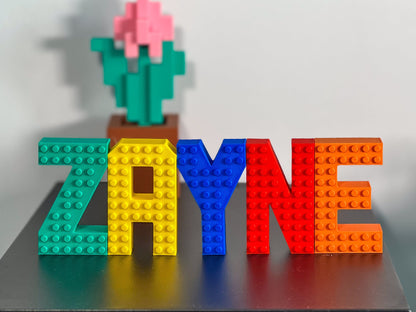 Brick Style Custom Name Plate