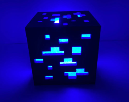 Block game themed Night light Bedroom Decor